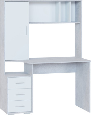 Письменный стол Сокол-Мебель КСТ-16 (бетон/белый)