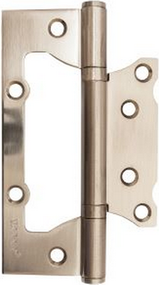 Петля дверная Trodos 125x75x2.5 без врезки б/к накладная (никель)