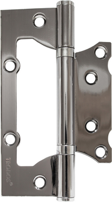 Петля дверная Trodos 125x75x2.5 без врезки б/к накладная (хром)