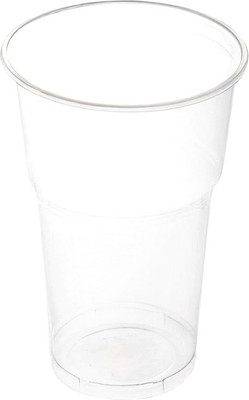 Набор одноразовых стаканов ИнтроПластика Факел 500мл (3x50шт, прозрачный)