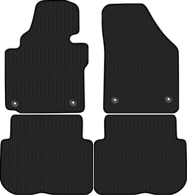 Комплект ковриков для авто Alicosta 1754_1 для Volkswagen Touran I минивэн/1T 2010-2015 (EVA соты, черный)
