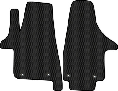 Комплект ковриков для авто Alicosta 2399_1 для Volkswagen Transporter грузовик/T6 (EVA соты, черный)