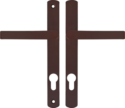 Ручка дверная БУЛАТ Урал 85.25.01.8017 (коричневый)