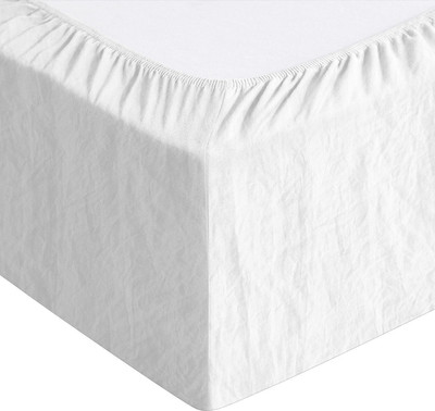 Простыня Бояртекс Оптика на резинке мятка 90x200x30 (белый)