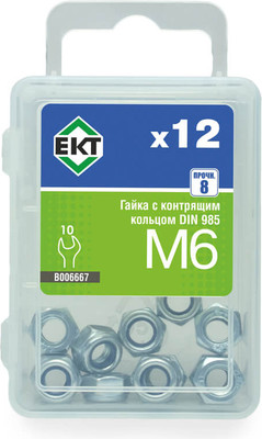 Гайка ЕКТ DIN 985 / B006667 (12шт)