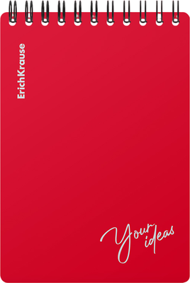 Блокнот Erich Krause Words / 61982 (80л, красный)