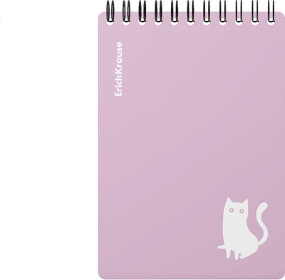 Блокнот Erich Krause Brave Cats / 61985 (80л, фиолетовый)
