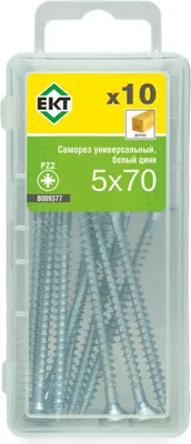 Саморез ЕКТ Универсальный 5.0х70 / B009377 (10шт)