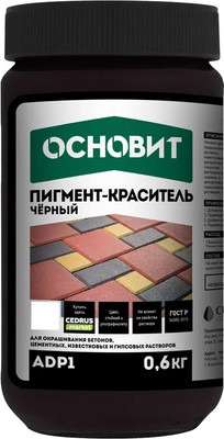 Колеровочный пигмент Основит Колорскрин AdP1 (600г, черный)