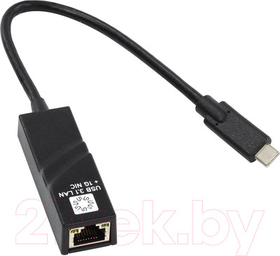 Сетевой адаптер 5bites UA3C-45-07BK (0.1м, черный)