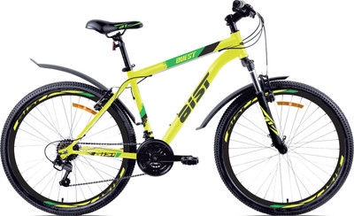Велосипед AIST Quest 26 2025 (20, желтый)