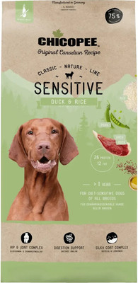 Сухой корм для собак Chicopee CNL Sensitive утка с рисом (15кг)