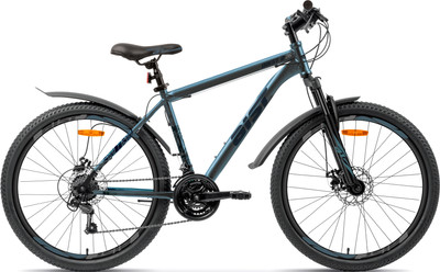 Велосипед AIST Quest Disc 26 2025 (20, синий, разобранный, в коробке)