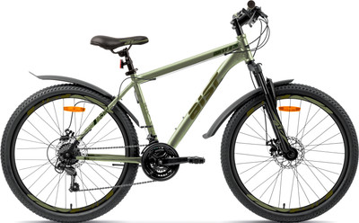 Велосипед AIST Quest Disc 26 2025 (16, зеленый)