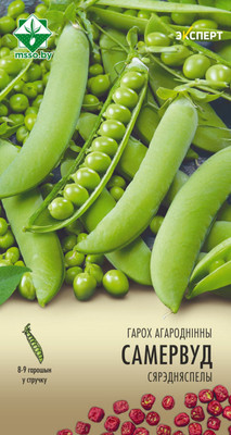 Семена МинскСортСемОвощ Горох. Сомервуд овощной Эксперт (12г)