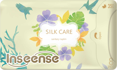 Прокладки гигиенические Inseense Silk Care Ночные 7 капель / InsSC7k/8 (8шт)