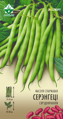 Семена МинскСортСемОвощ Фасоль. Серенгети спаржевая Эксперт (8г)