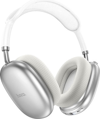 Беспроводные наушники Hoco W55 Plus ANC  (серебро)
