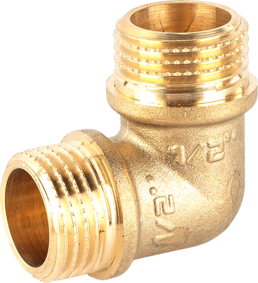 Угольник соединительный LD Pride DN15 1/2" НР/НР / LD.65.527.15