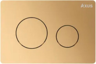 Кнопка для инсталляции Axus 097IG Slim (золото)