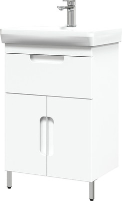 Тумба под умывальник Belux Мадейра Н 55-01 (1, белый глянцевый)