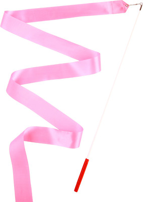 Лента для художественной гимнастики с палочкой Grace Dance 3867785 (6м, розовый)