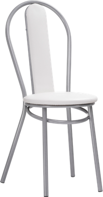 Стул Woodville Lamniel (белый полимер/светлый мусс)