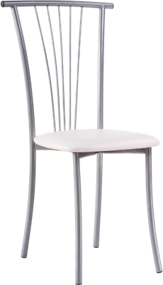 Стул Woodville Grigori (белый полимер/светлый мусс)