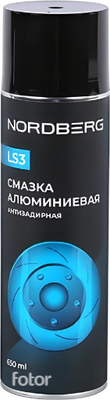 Смазка техническая Nordberg Алюминиевая антизадирная LS3 / LS3-650 (650мл)