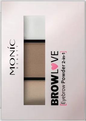 Тени для бровей Monic Beauty Brow Love тон 02 Soft Brown