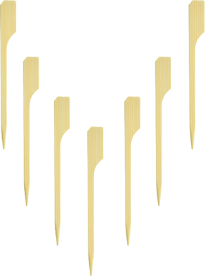 Набор одноразовых шпажек Паксервис Гольф 120 / 288118 (400шт, бамбук)