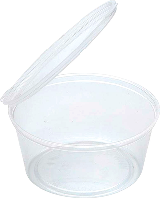 Набор одноразовых контейнеров Паксервис Соусница с накидной крышкой ПП 50мл / 288666 (240шт, прозрачный)