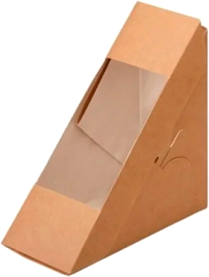 Набор коробок упаковочных для еды Паксервис Eco Sandwich 60 DoEco / 288513 (50шт)