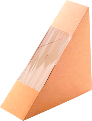 Набор коробок упаковочных для еды Паксервис Eco Sandwich 40 DoEco / 288509 (50шт)