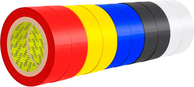 Набор изолент DYLLU DTPN1023 (10шт, черный/белый/красный/желтый/синий)