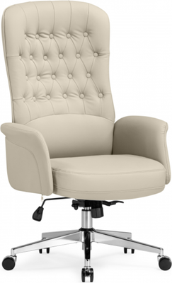 Кресло офисное Woodville Oxford (слоновая кость)