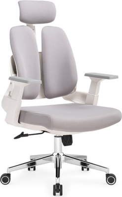 Кресло офисное Woodville Hiba (серый/хром)