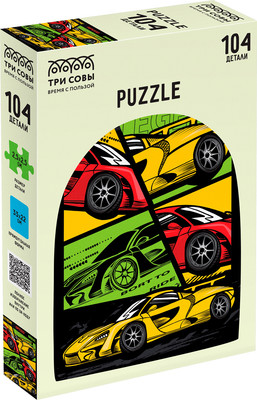 Пазл Три совы Скорость и экстрим / ПК104_54568 (104эл)