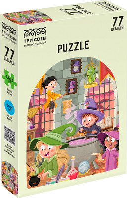 Пазл Три совы Школа волшебников / ПК77_54610 (77эл)