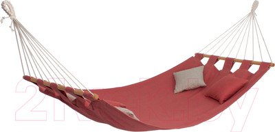 Гамак Gamakby SB590DP с брусками (коралловый)