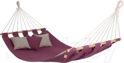 Гамак Gamakby SB961DP с брусками (сиреневый)