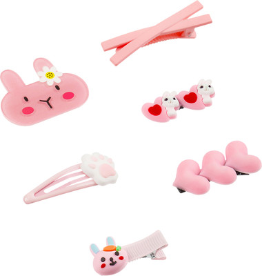 Набор заколок для волос Meshu MS_60639 (6шт, розовый)