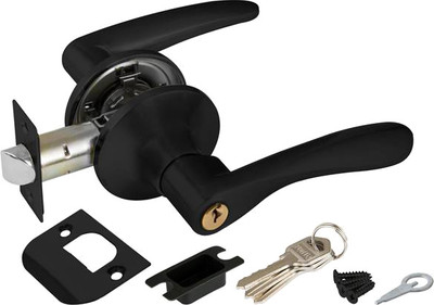 Ручка дверная Ajax furniture DK610 BL-ET 6010 BL-E (черный)