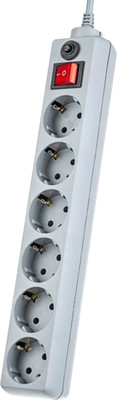 Сетевой фильтр Perfeo Power+ PF-A4675 (серый)