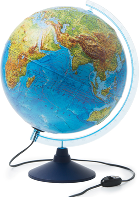 Глобус Globen Физический с подсветкой Рельефный Классик / ke013200231