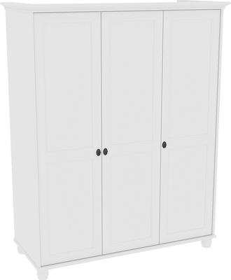 Шкаф ММЦ Вествик 30 (белый лак)