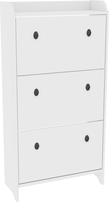 Тумба для обуви ММЦ Вествик 03 (белый лак)