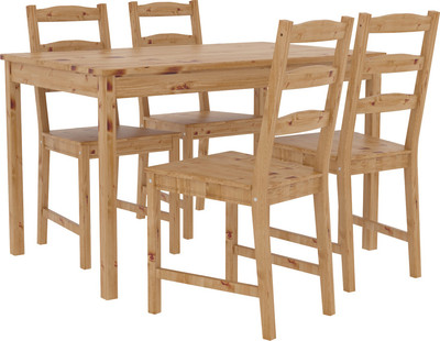 Обеденная группа ММЦ Вествик стол + 4 стула (браун)