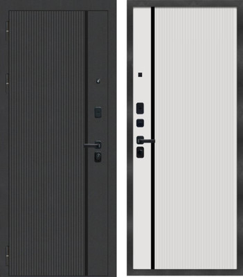 Входная дверь МеталЮр M9 Velluto Bianco (86x205, левая)