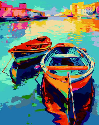 Картина по номерам Феникс+ Лодки / 67950